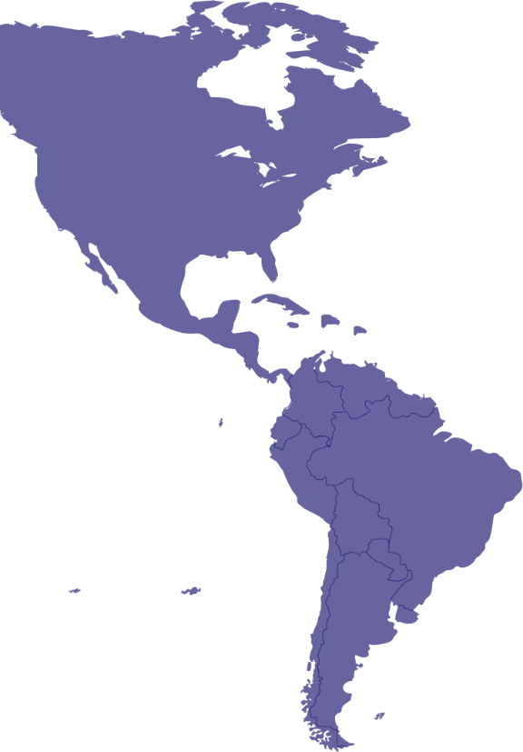 LATAM Brasil route map - international routes